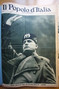 Il giornale "Il Popolo d'Italia"